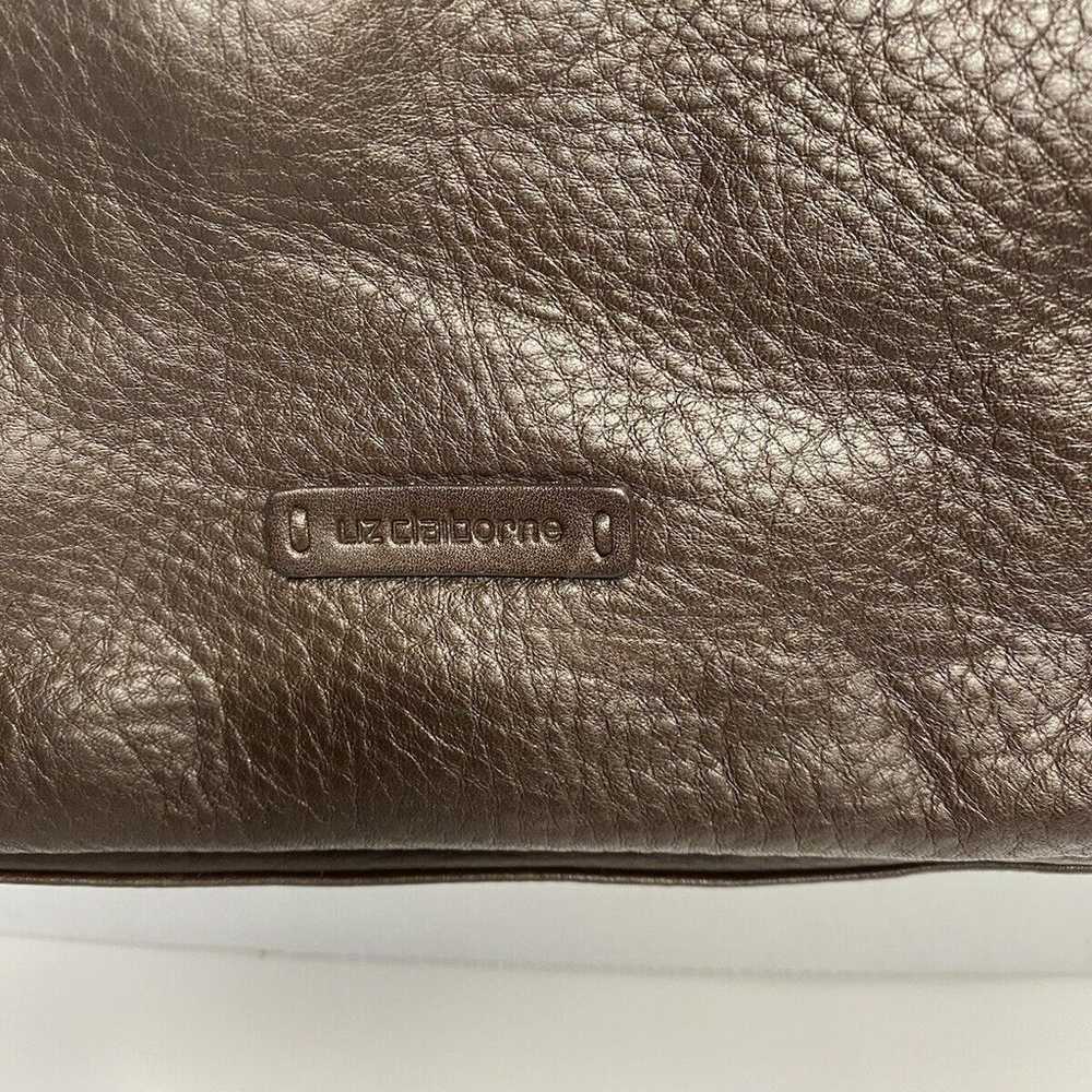 Liz Claiborne Leather Co. Brown Leather Handbag P… - image 12