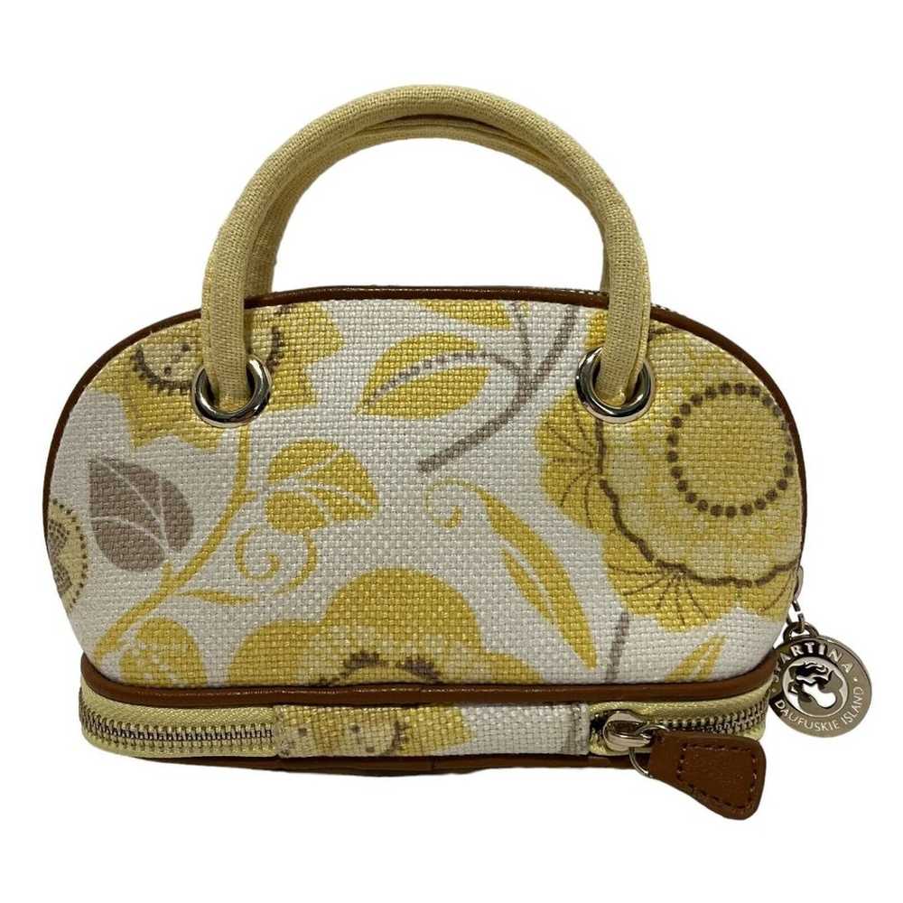 Spartina 449 Natural Linen Make Up Cosmetic Case … - image 8