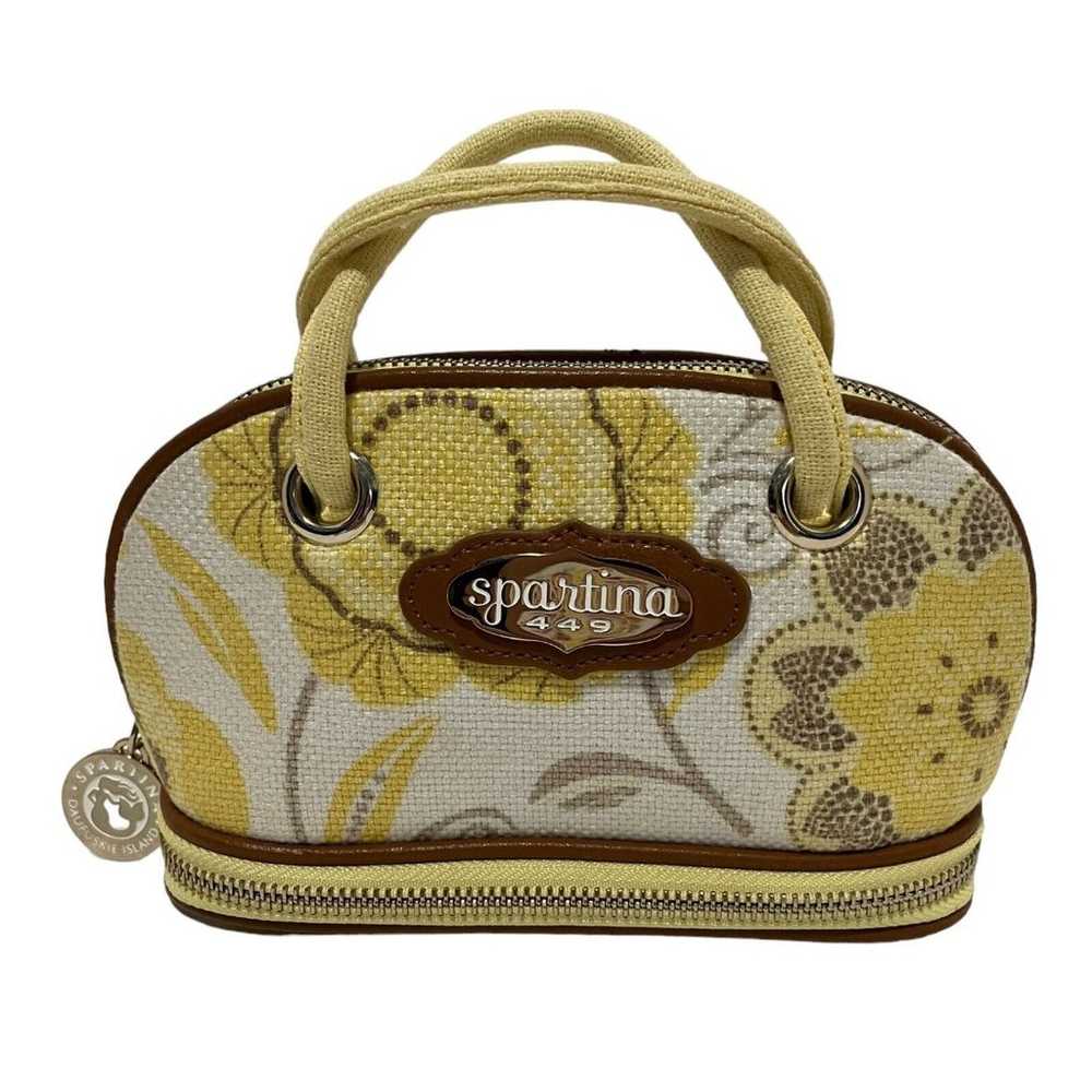 Spartina 449 Natural Linen Make Up Cosmetic Case … - image 9