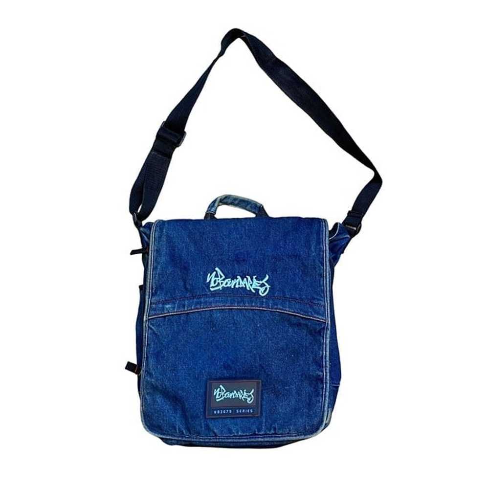 Vintage 90s Y2K No Boundaries Denim Crossbody Bag - image 2