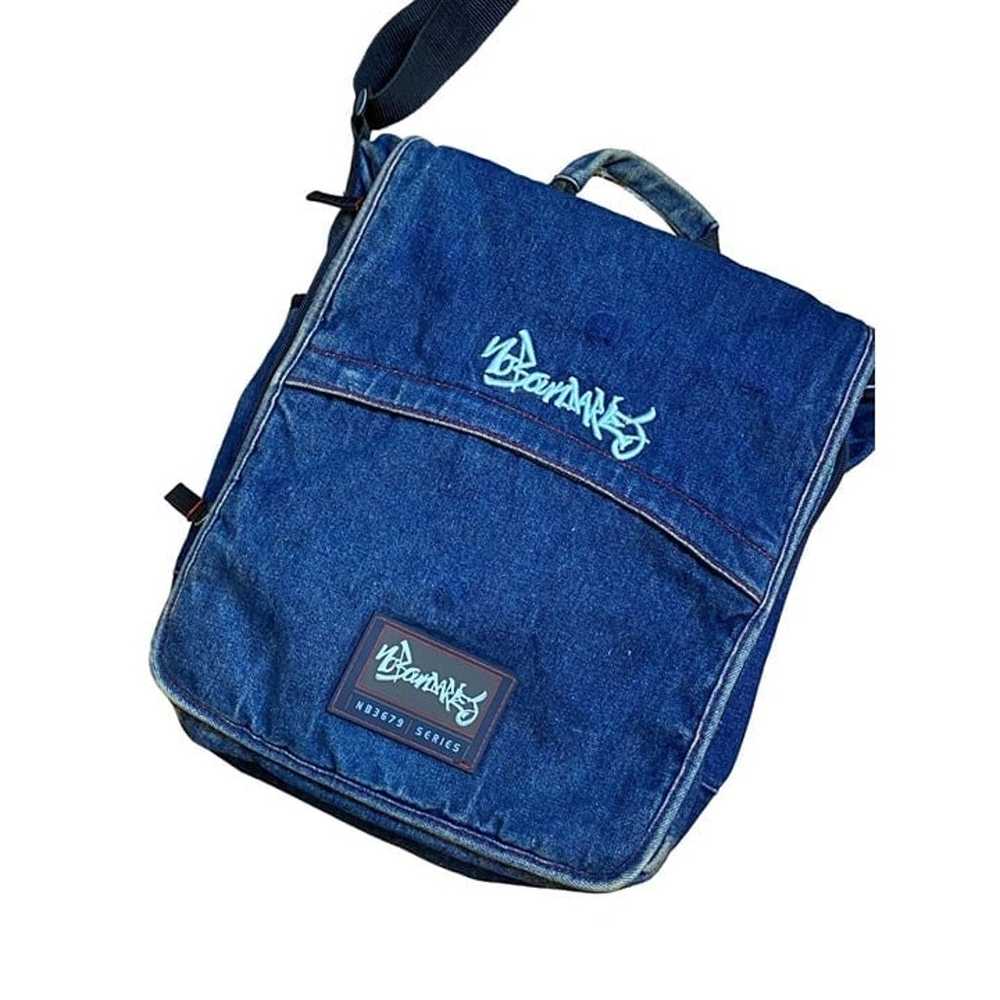 Vintage 90s Y2K No Boundaries Denim Crossbody Bag - image 3