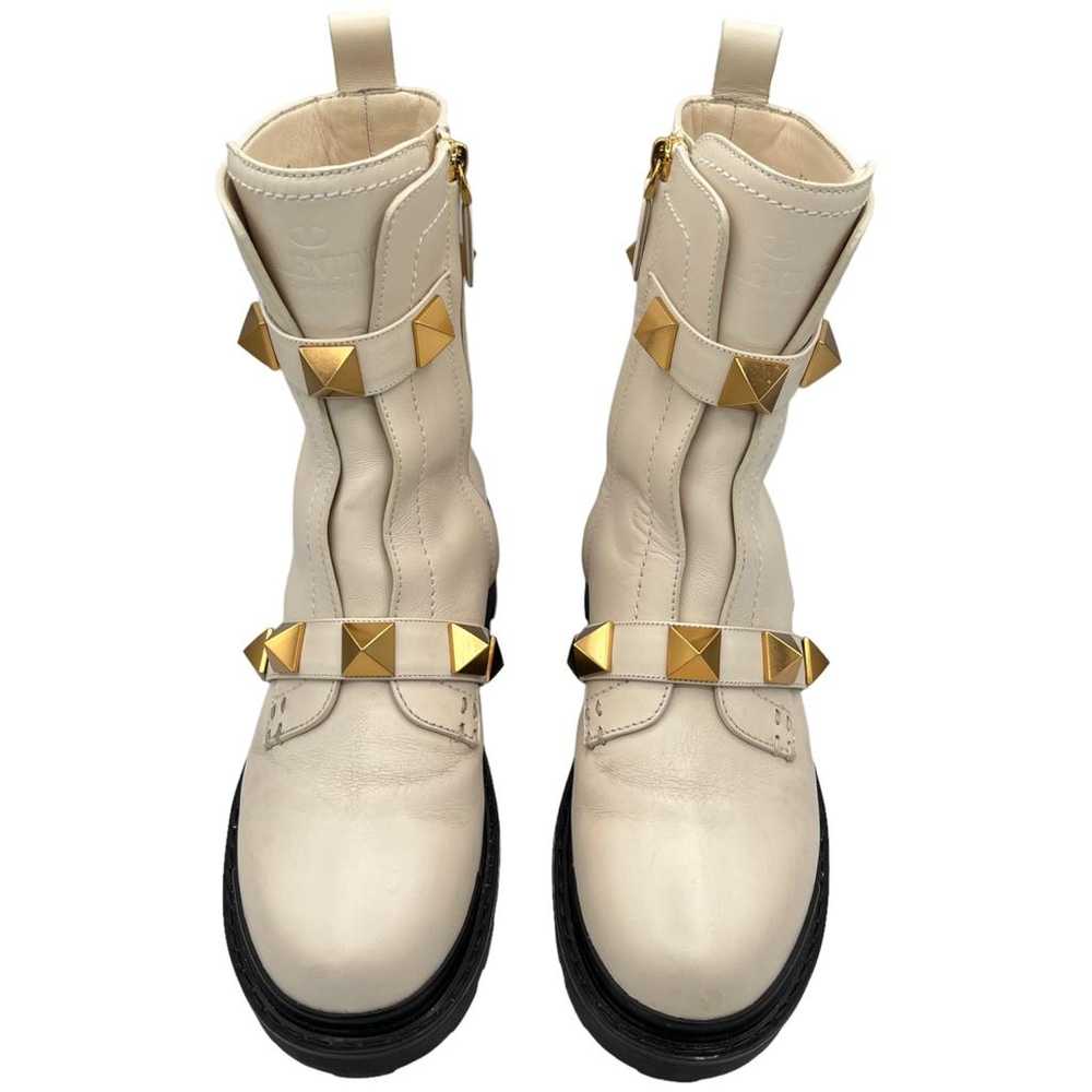 Valentino Garavani Leather biker boots - image 7