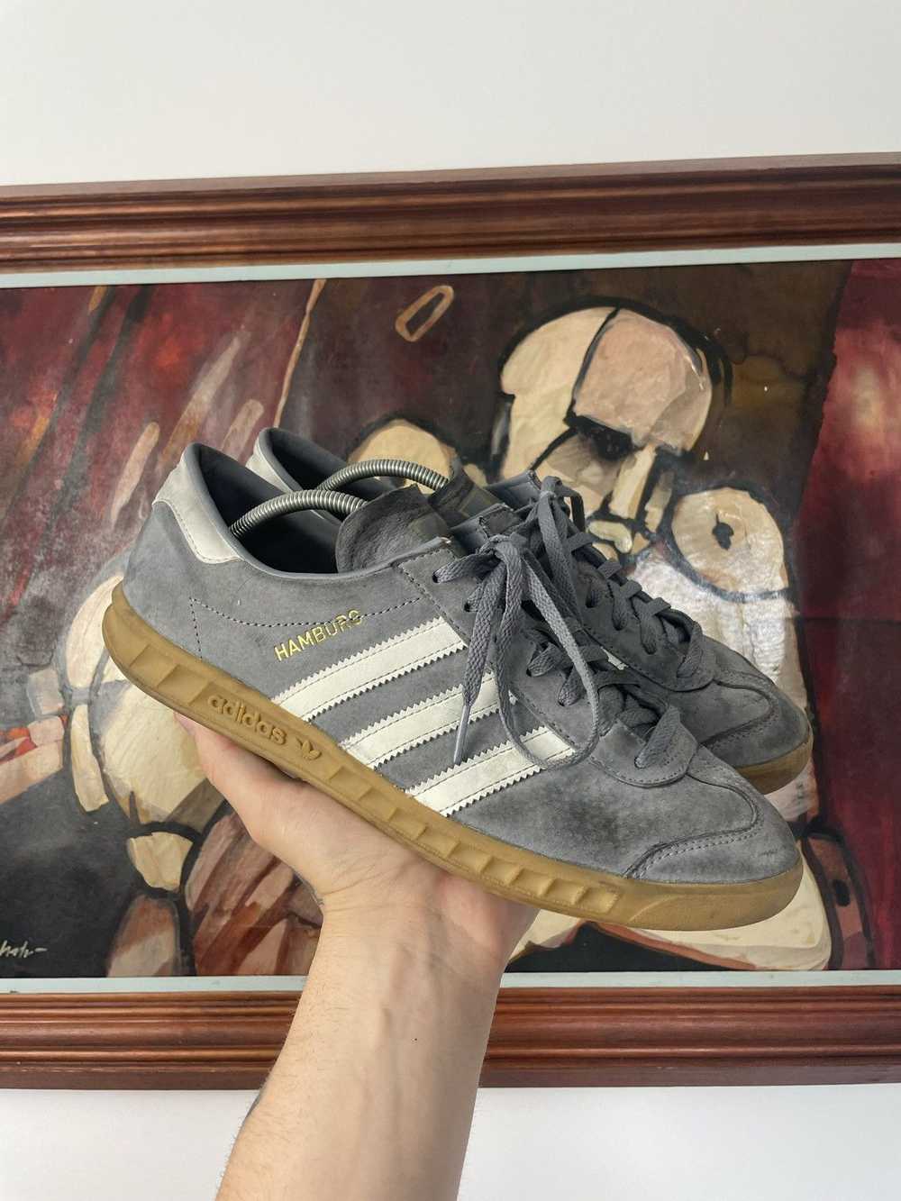 Adidas × Hype × Sneakers Adidas Hamburg Grey Low … - image 2