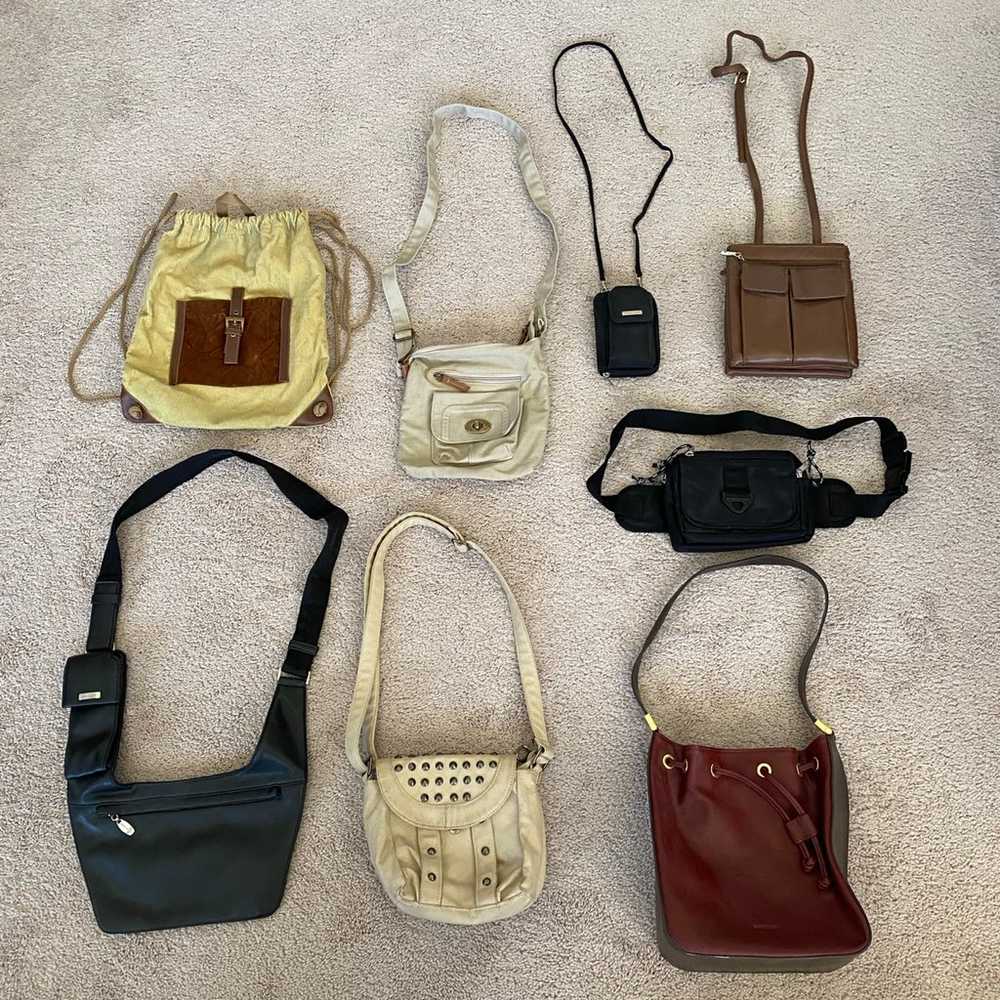 Vintage Women’s Purses Handbags, lot of 8, excell… - image 1