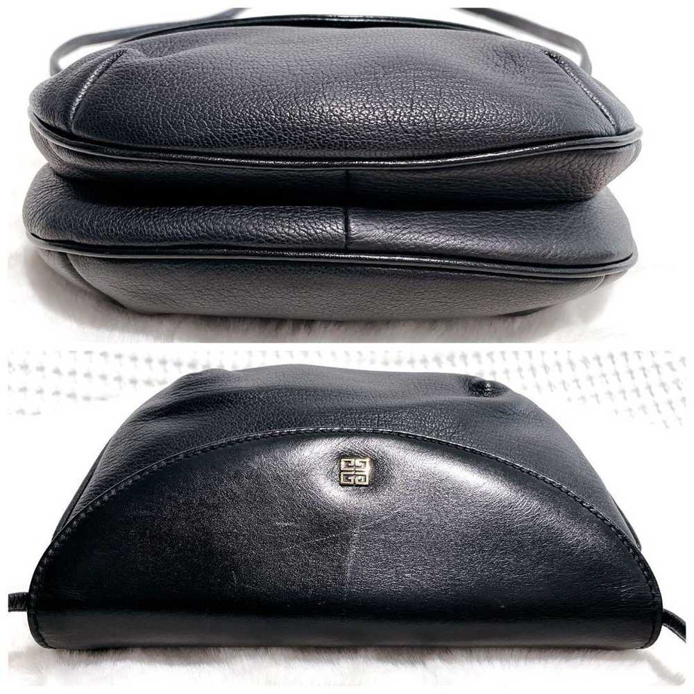 [Rare] Givenchy Shoulder Bag Leather Grain Leathe… - image 4