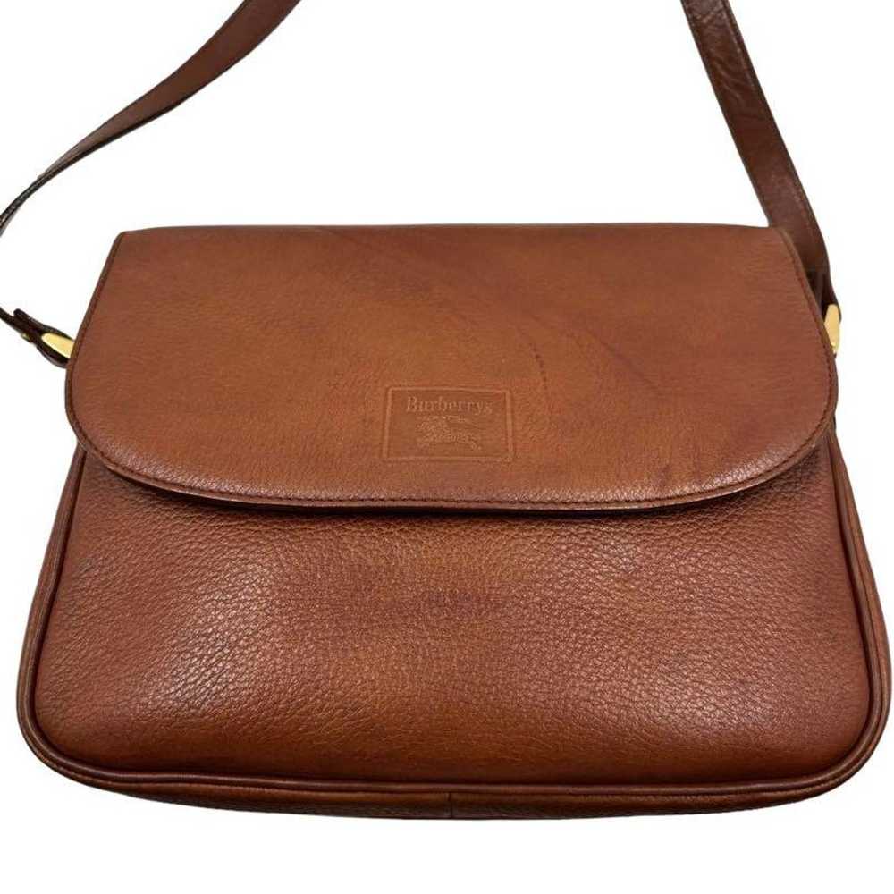 Burberry Shoulder Bag Vintage Leather Nova Check - image 5