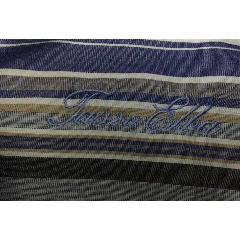 Tasso Elba TASSO ELBA Mens Size L 16-16.5 Striped… - image 3