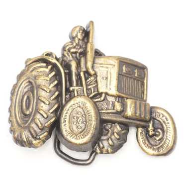 Buckle Authentic Antique Style Farming Machinery … - image 1