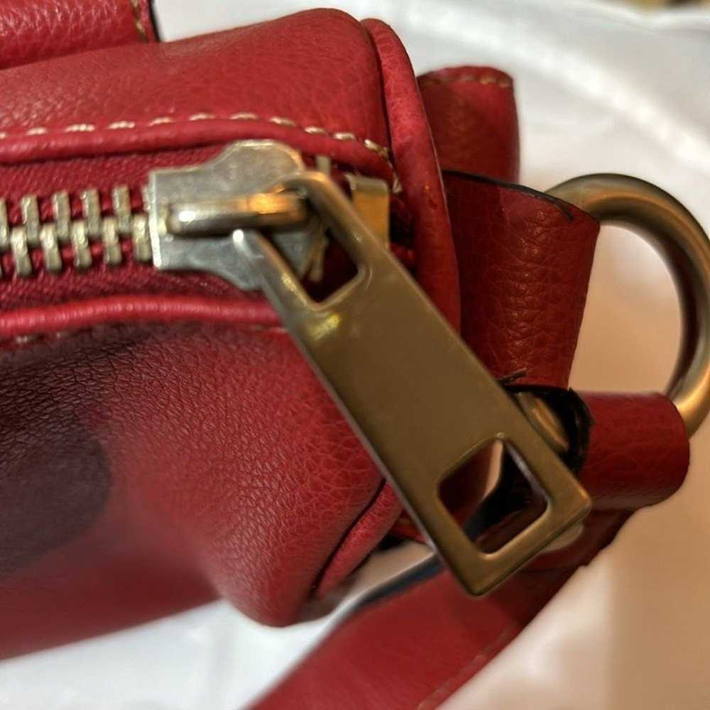 MARC JACOBS  Red Leather Shoulder Bag - image 11