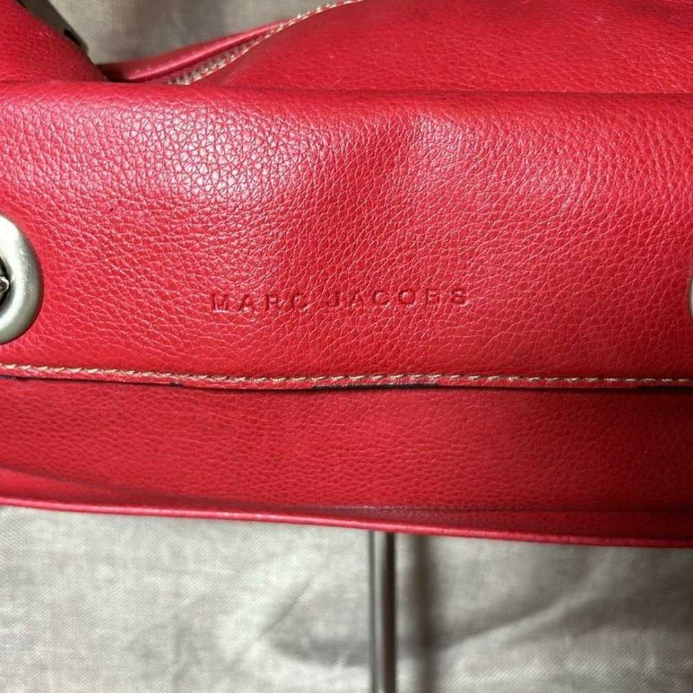 MARC JACOBS  Red Leather Shoulder Bag - image 2