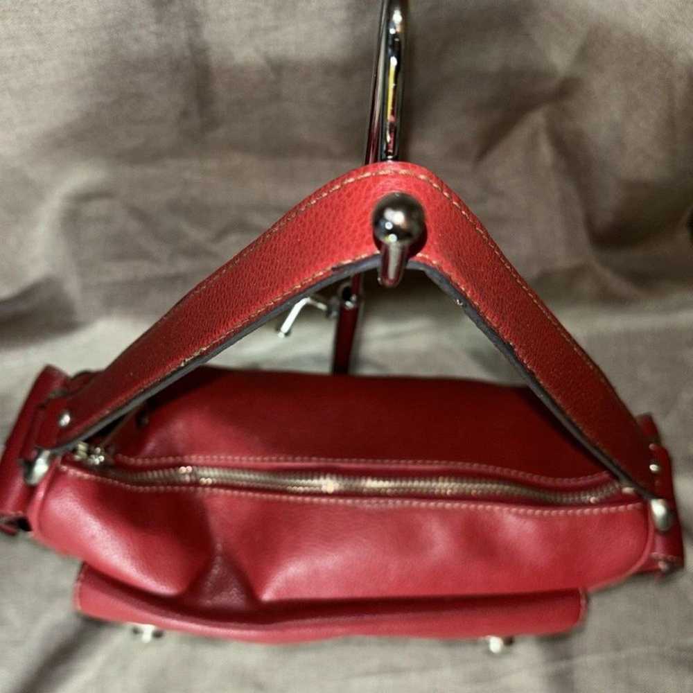 MARC JACOBS  Red Leather Shoulder Bag - image 4