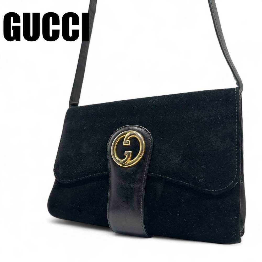 【Excellent Condition】GUCCI Old Gucci Interlocking… - image 1