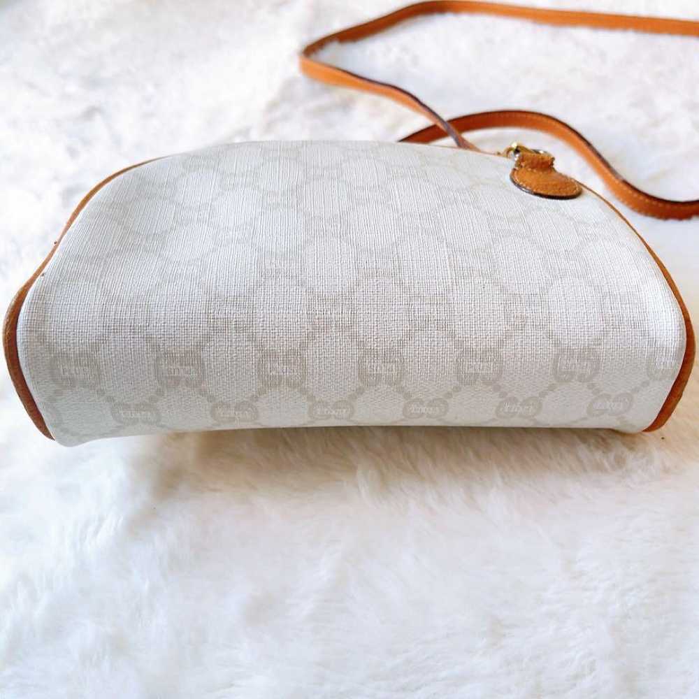 Rare GUCCI Old Gucci Shoulder Bag White Pouch - image 8