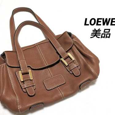 LOEWE Shoulder Bag, Grained Leather, Bag, Women's,