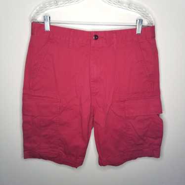 Levi's Levi Strauss & Co. Mens Red Cargo Shorts S… - image 1