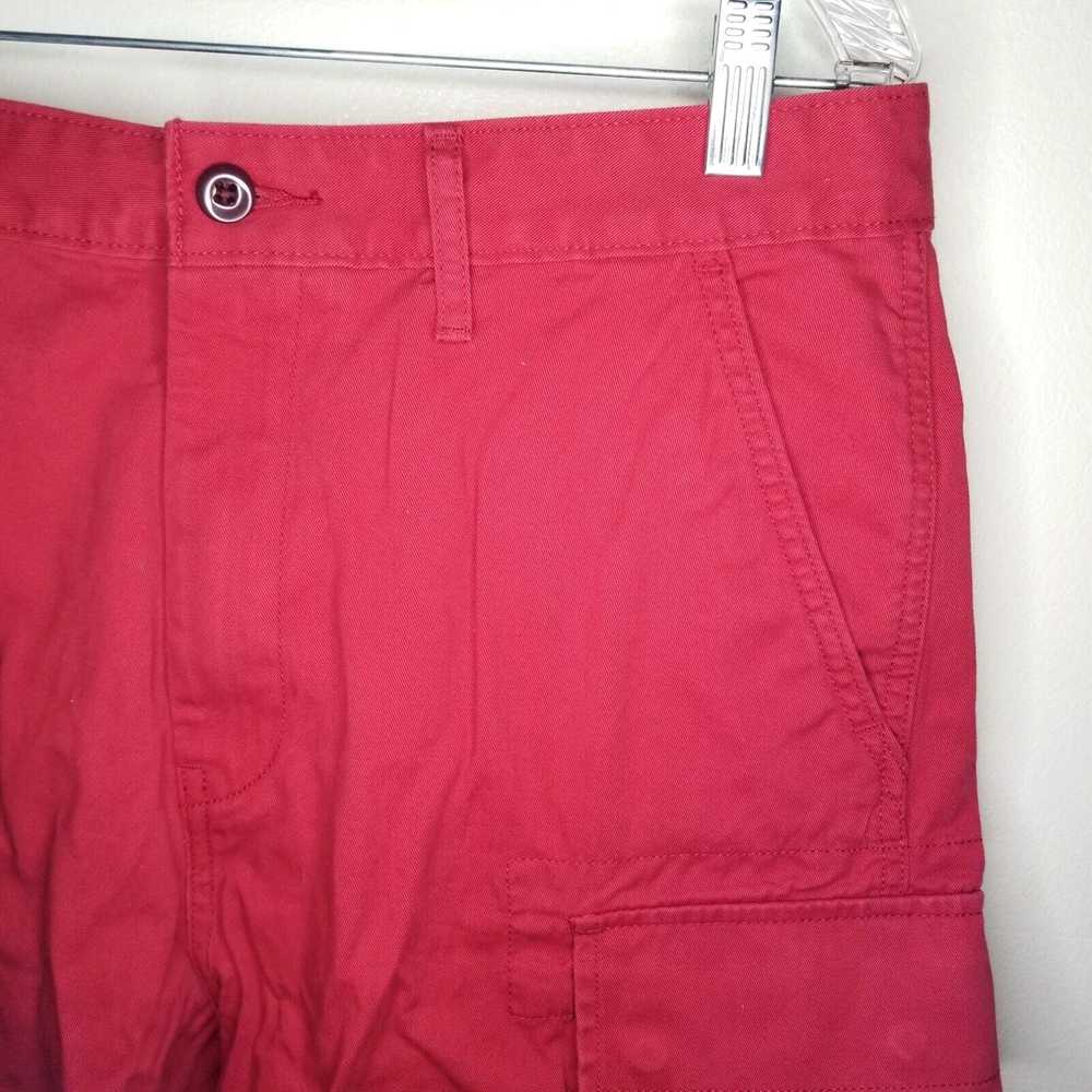 Levi's Levi Strauss & Co. Mens Red Cargo Shorts S… - image 2