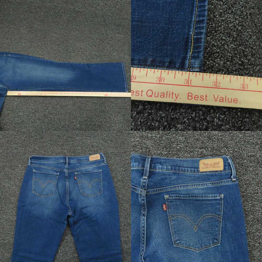 Levi's Levis 515 Jeans Womens 12 Blue Boot Cut Re… - image 4