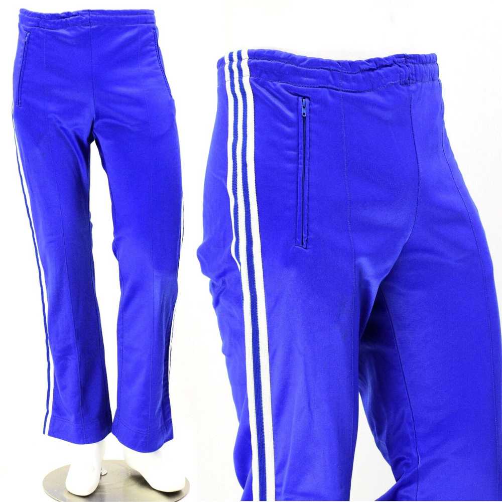 Vintage 60s Vintage Adidas Track Pants Mens M Bri… - image 1