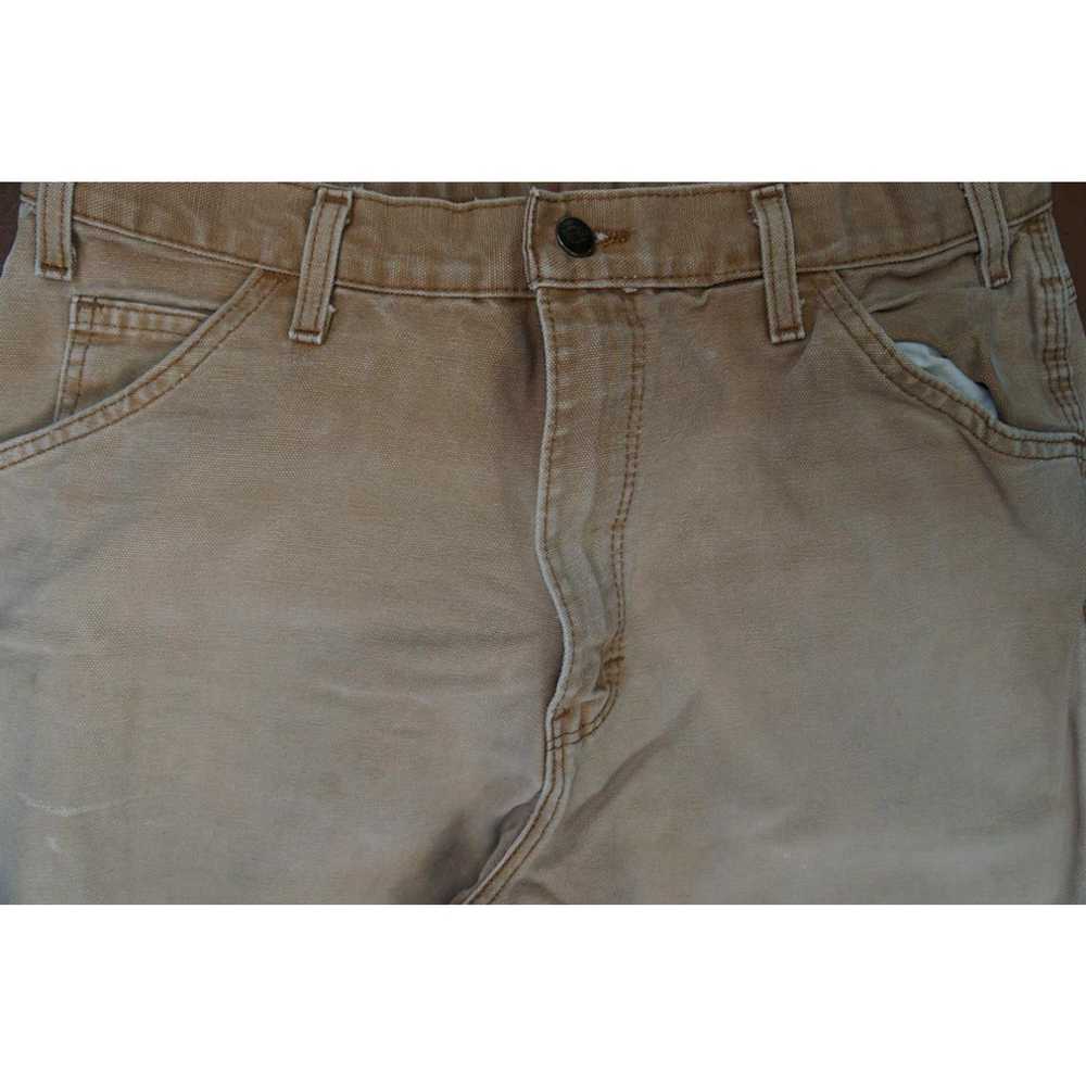 Dickies Dickies Tan Beige Duck Work Pants Mens - image 3