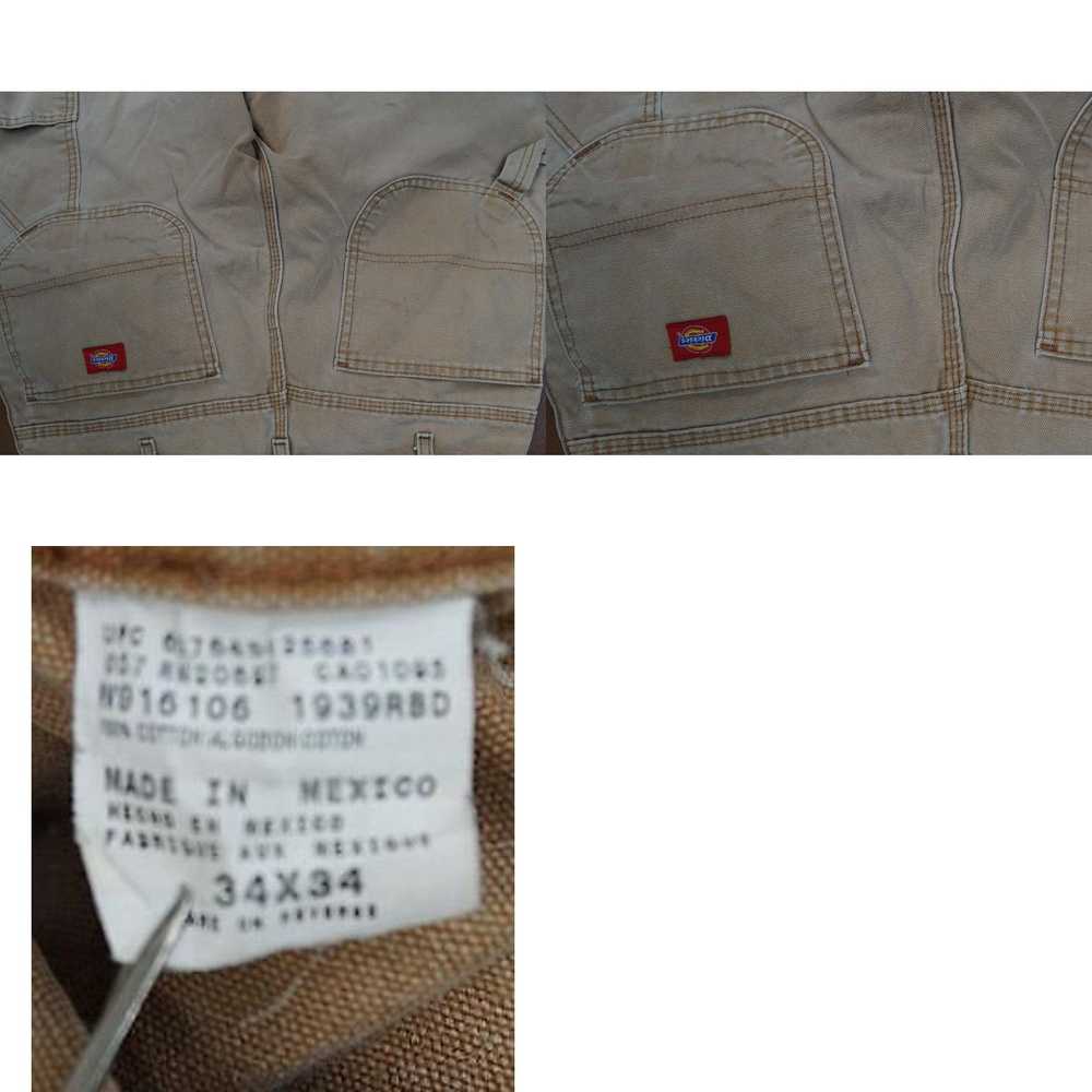 Dickies Dickies Tan Beige Duck Work Pants Mens - image 4