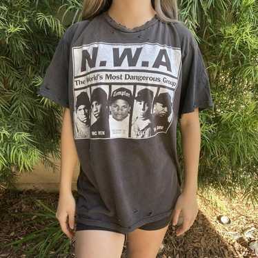 NWA vintage Tシャツ　Raptee NWA Vintage 90s Rap Hip Hop T-Shirt – Agent Thrift