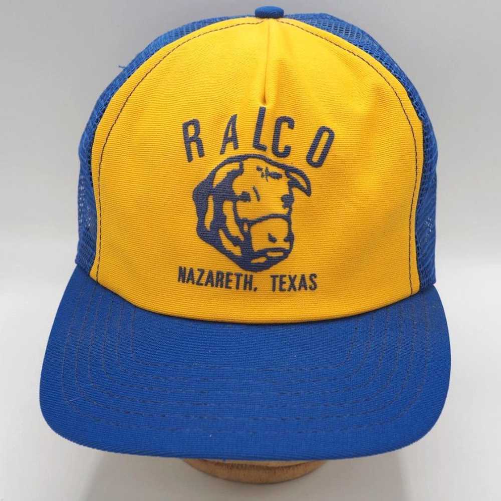 Vintage Mesh Snapback Trucker Farmer Hat Ralco Na… - image 1