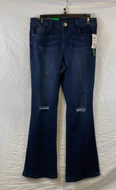 NWT INC International Concepts Womens Blue Distres