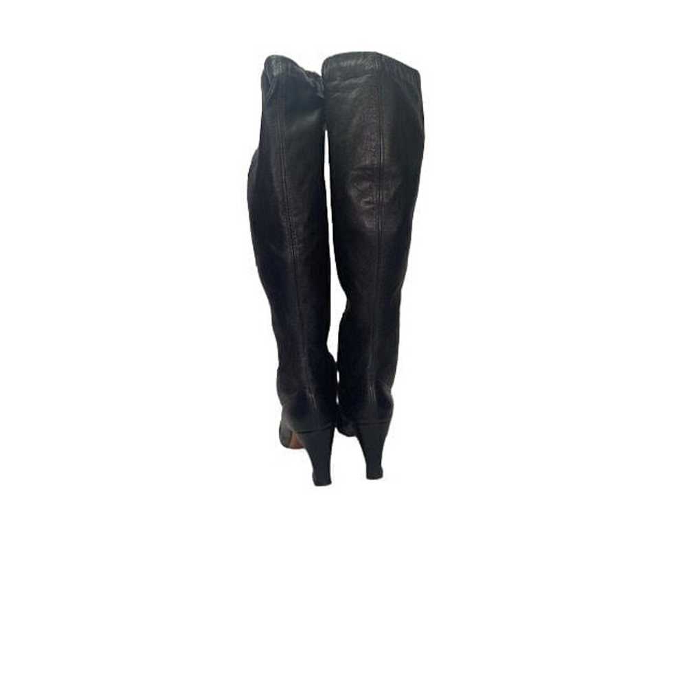 Vintage Amano Bootier Women's Black Leather Knee-… - image 11