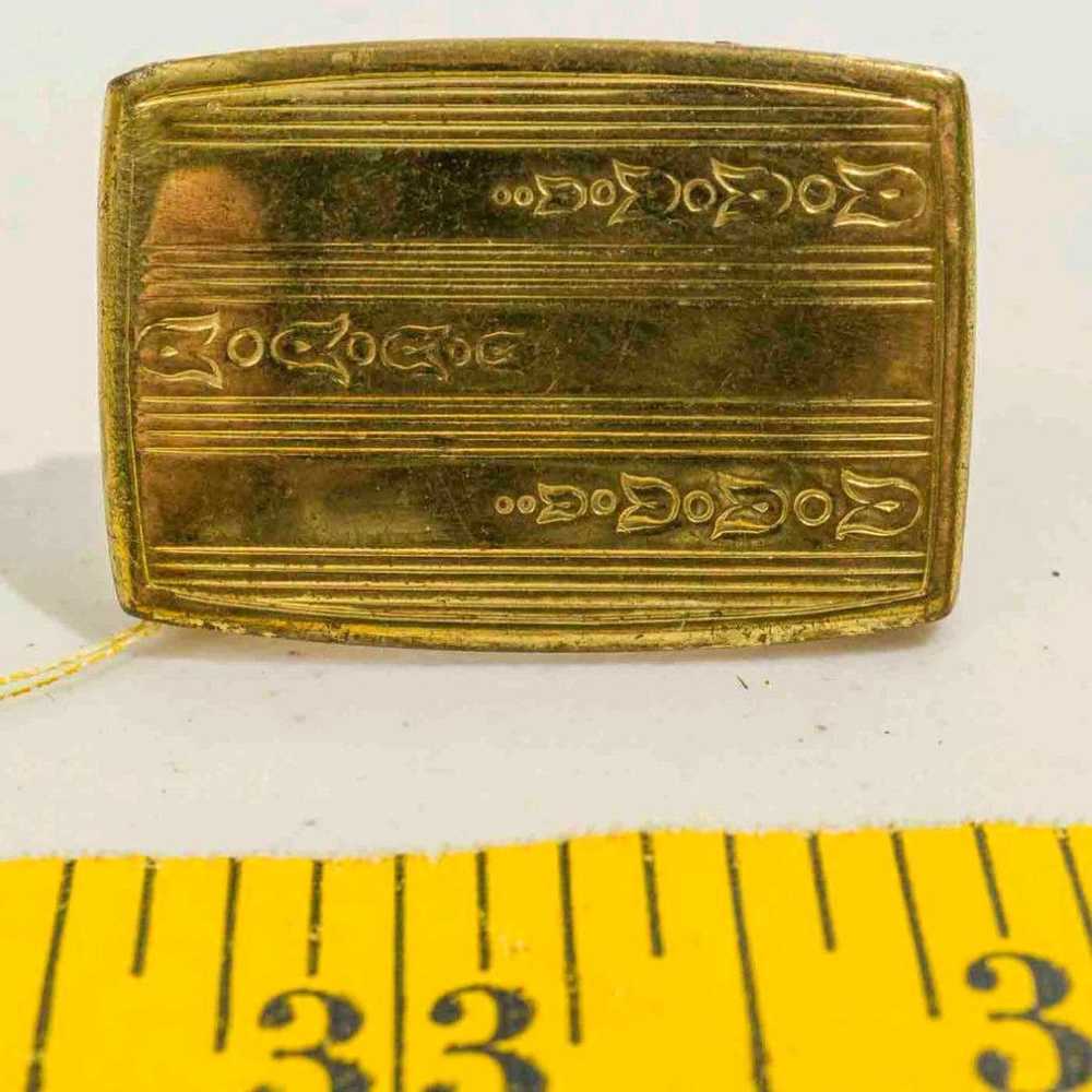 Buckle Belt Buckle Gold Tone Design - image 2