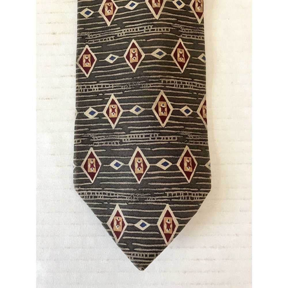 Vintage Robert Stock Men's Necktie Tie Silk Sandw… - image 1