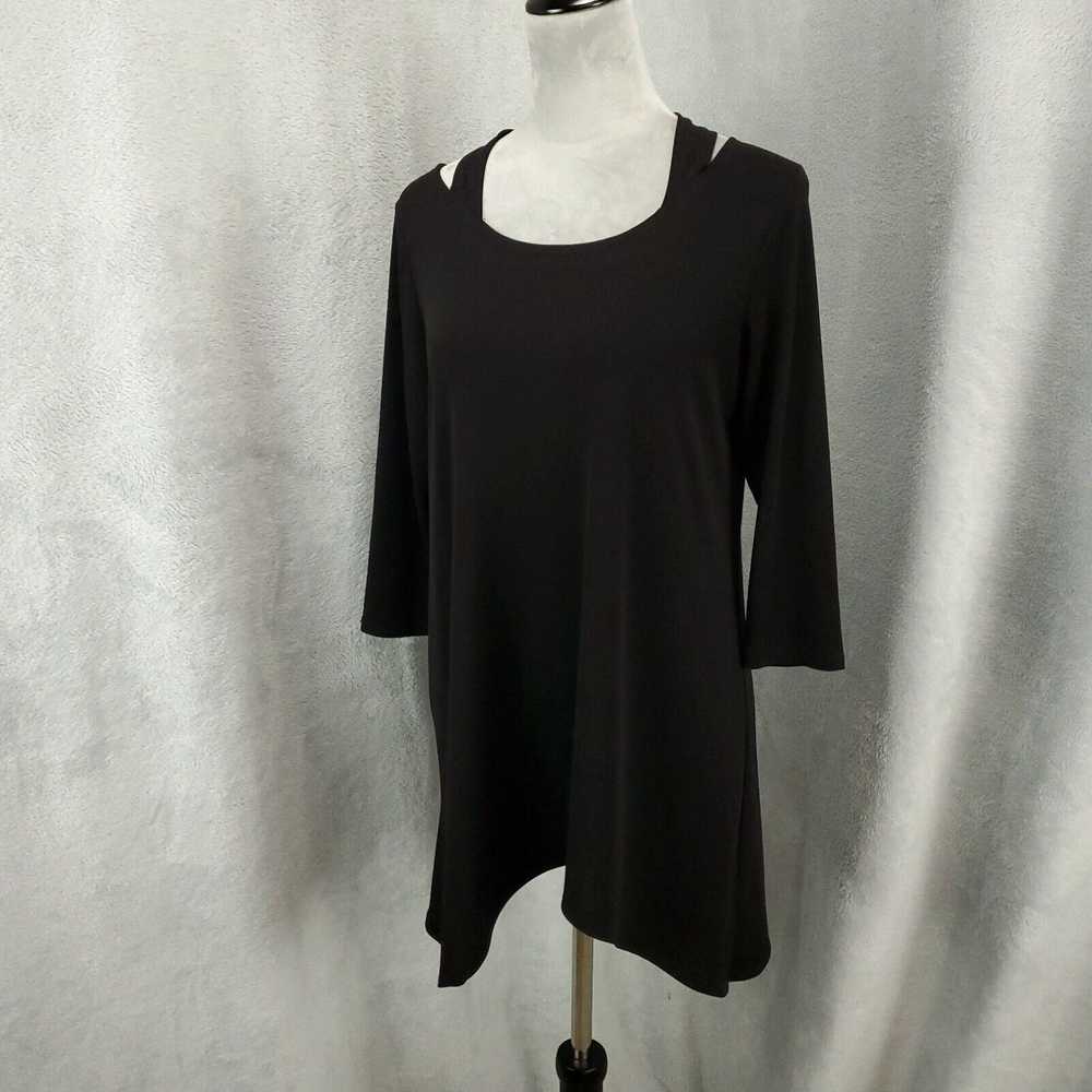 Vintage Clara Sun Woo Tunic Womens Small Blouse B… - image 1