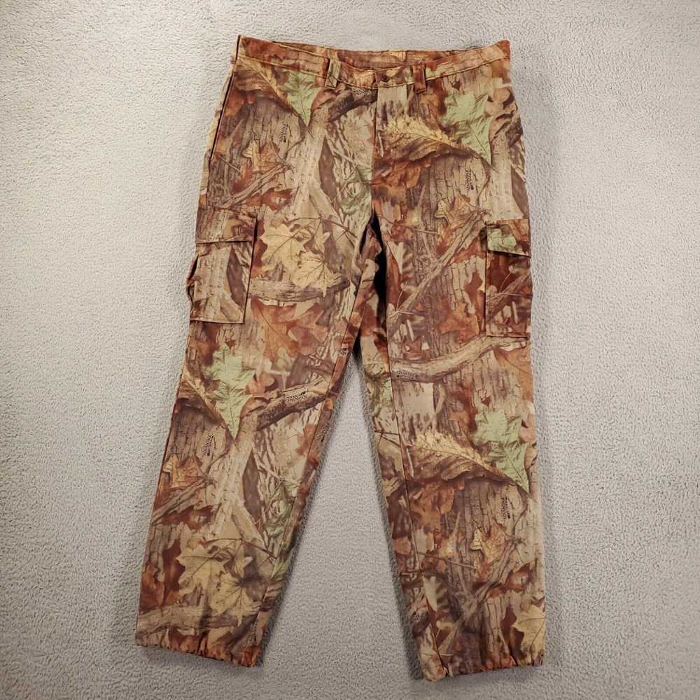 Vintage Woolrich Camo Pants Mens XL Saddle Cloth … - image 1