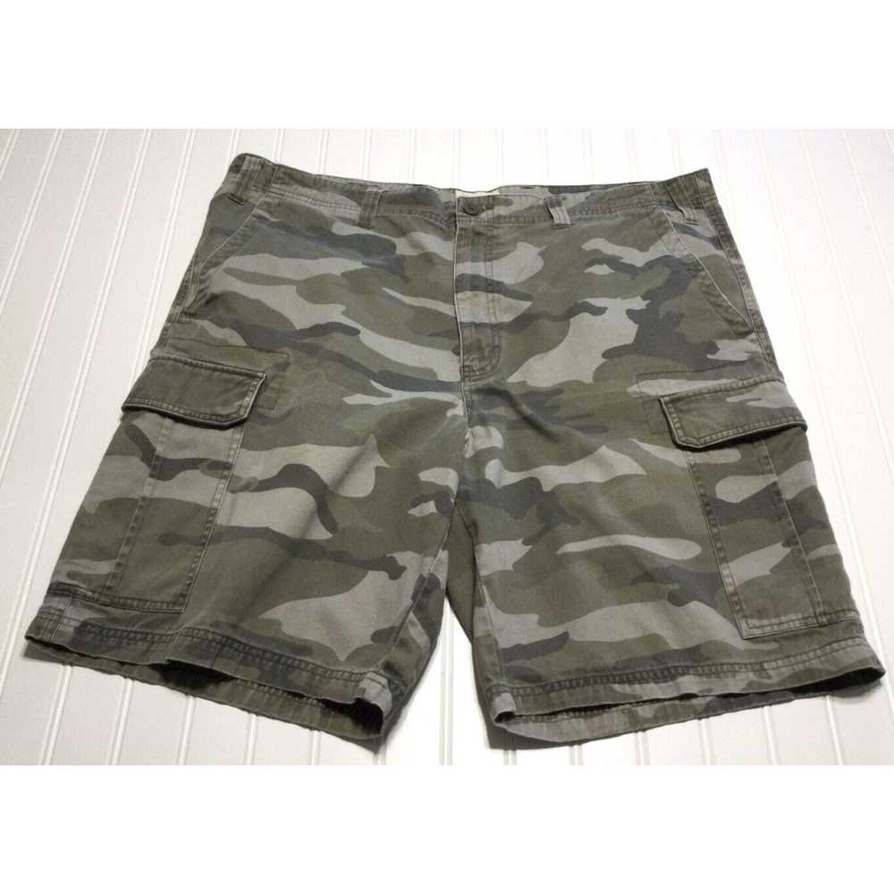 Vintage TRUE NATION Mens Camouflage Cargo Shorts … - image 1