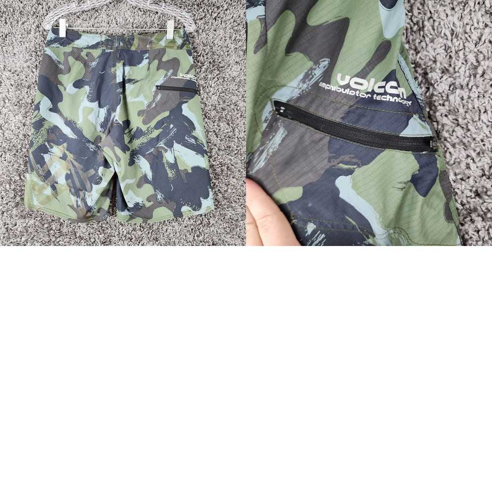 Volcom Volcom Mens Green Camouflage Nylon Board S… - image 4