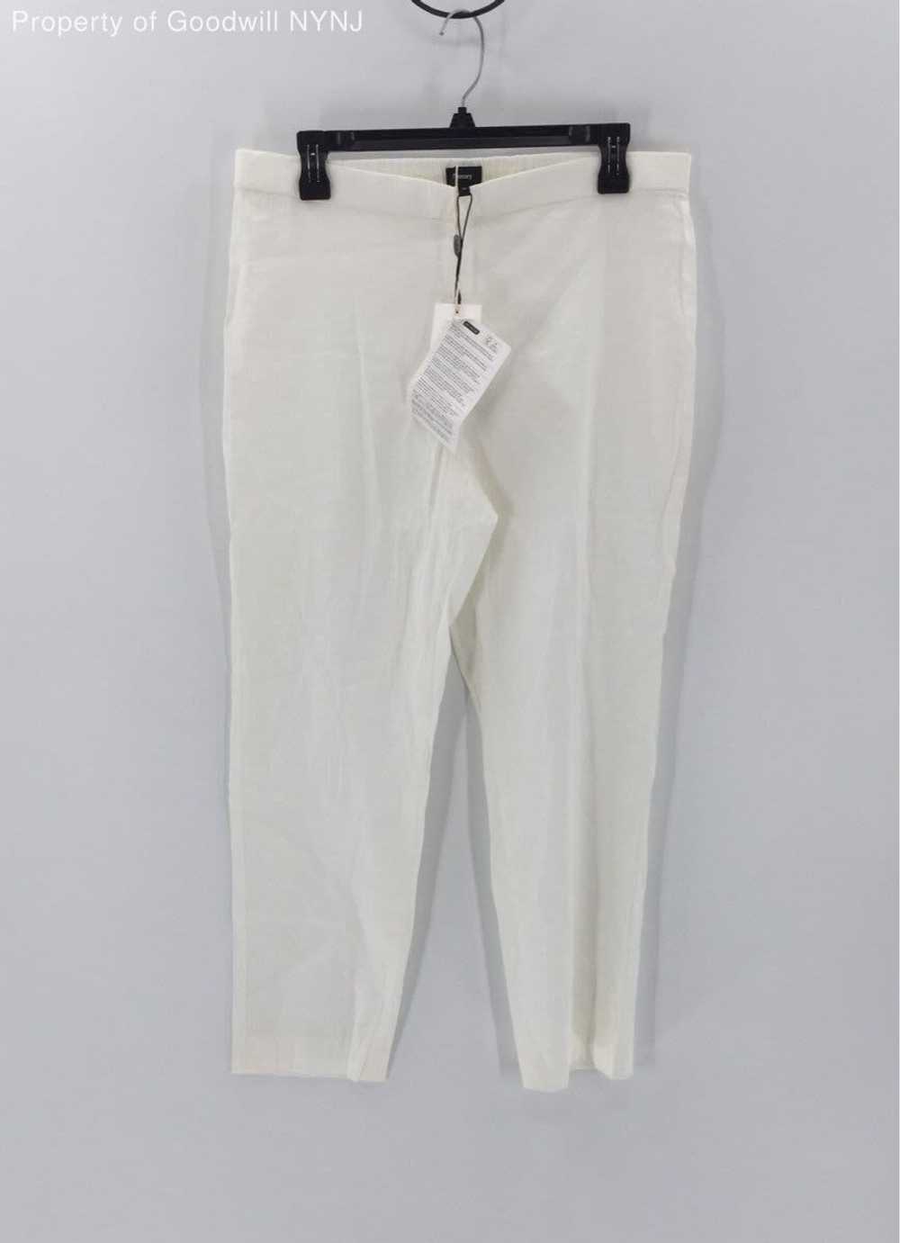 Theory Women's Basic Pull On Pants- White-Sz 10-W… - image 1