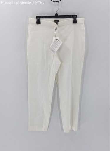 Theory Women's Basic Pull On Pants- White-Sz 10-W… - image 1