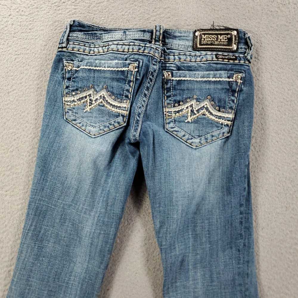 Miss Me Miss Me Jeans Womens 25 Y2K Thick Stitch … - image 2