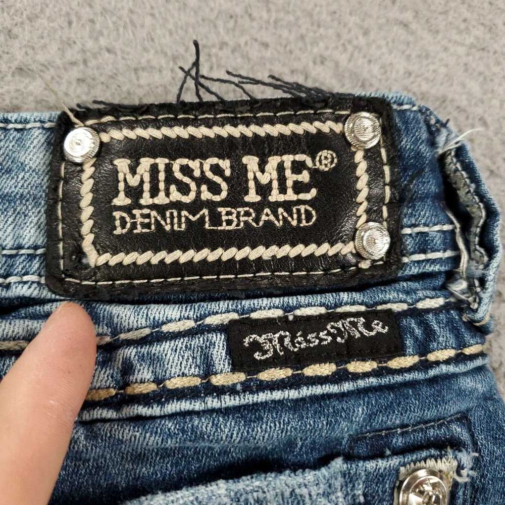 Miss Me Miss Me Jeans Womens 25 Y2K Thick Stitch … - image 3