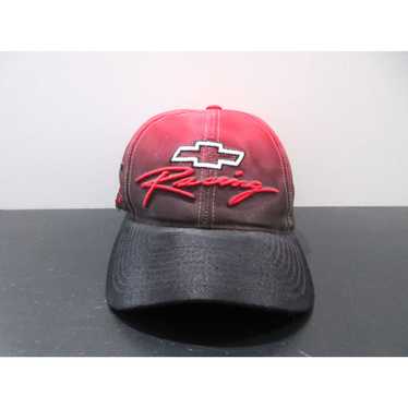 NASCAR Nascar Hat Cap Strap Back Red Black Chevy … - image 1