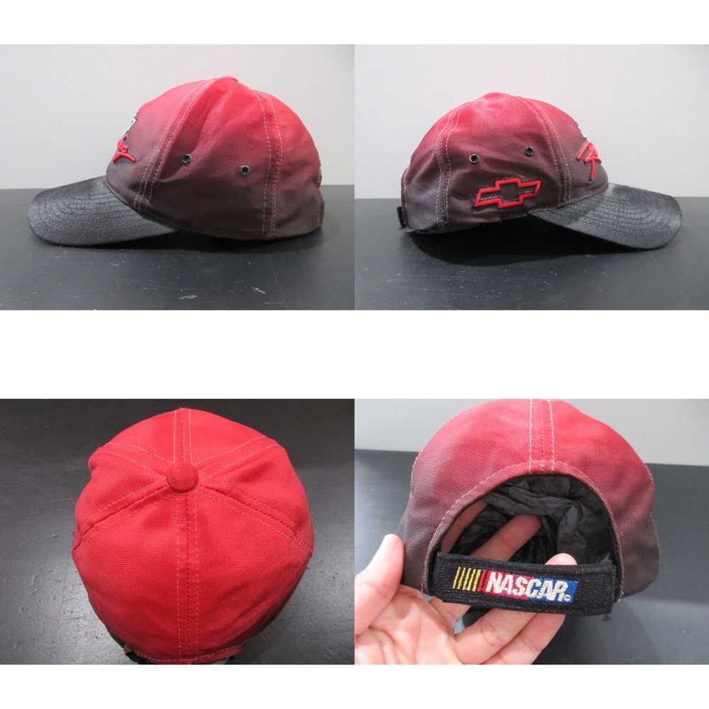 NASCAR Nascar Hat Cap Strap Back Red Black Chevy … - image 4