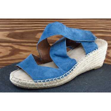 Rockport Cobb Hill Sz 9 M Blue Ankle Strap Leathe… - image 1