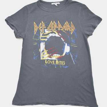 Junk Food Womens Def Leppard Love Bites Destroyed… - image 1