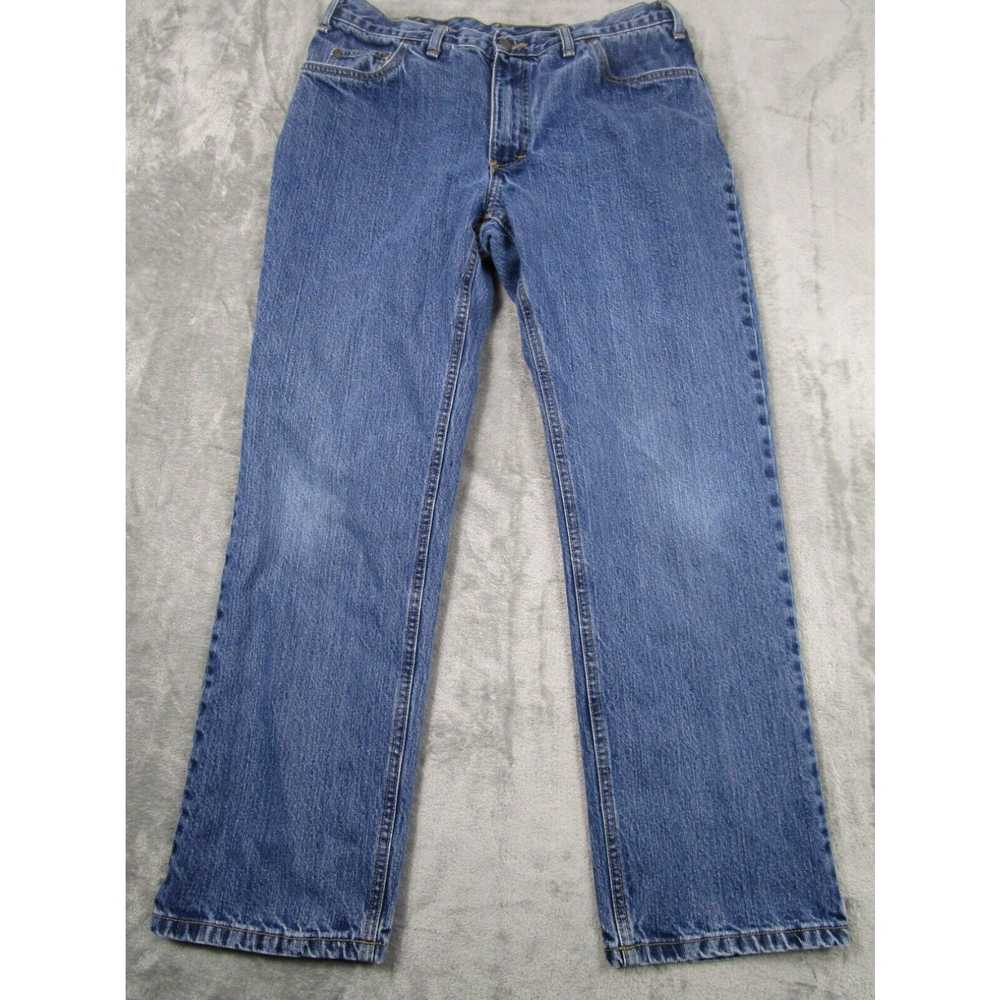 Vintage Vintage Bills Khakis Jeans Mens 34x30 Blu… - image 1