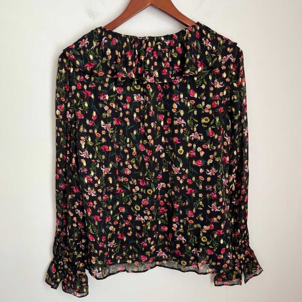 J. Crew Ruffleneck Blouse (S) - image 5