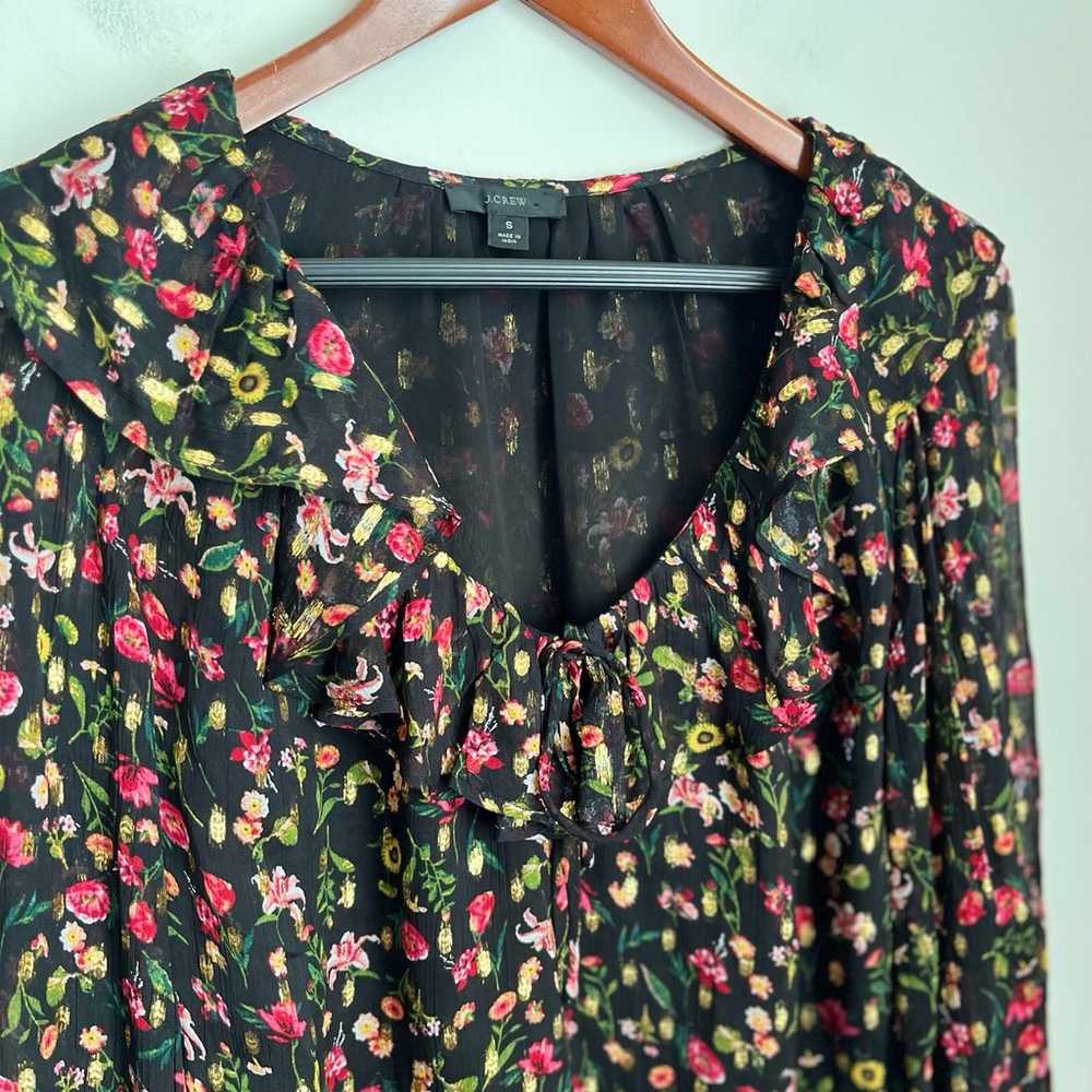 J. Crew Ruffleneck Blouse (S) - image 7