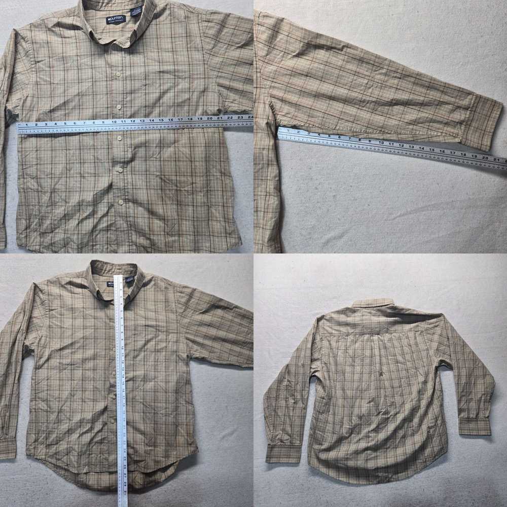 Vintage Puritan Brown Checkered Shirt Button Up L… - image 4