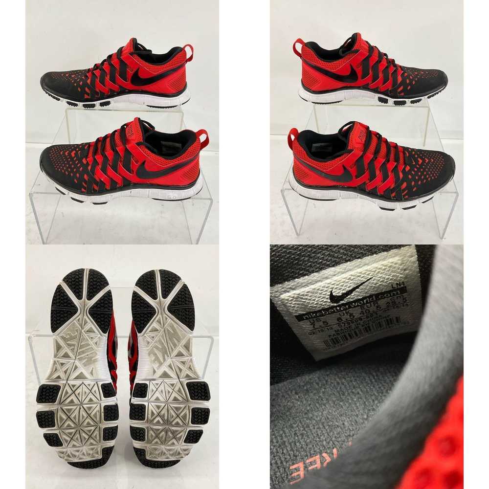 Nike Nike Free Trainer 5.0 Red Black White Sneake… - image 4