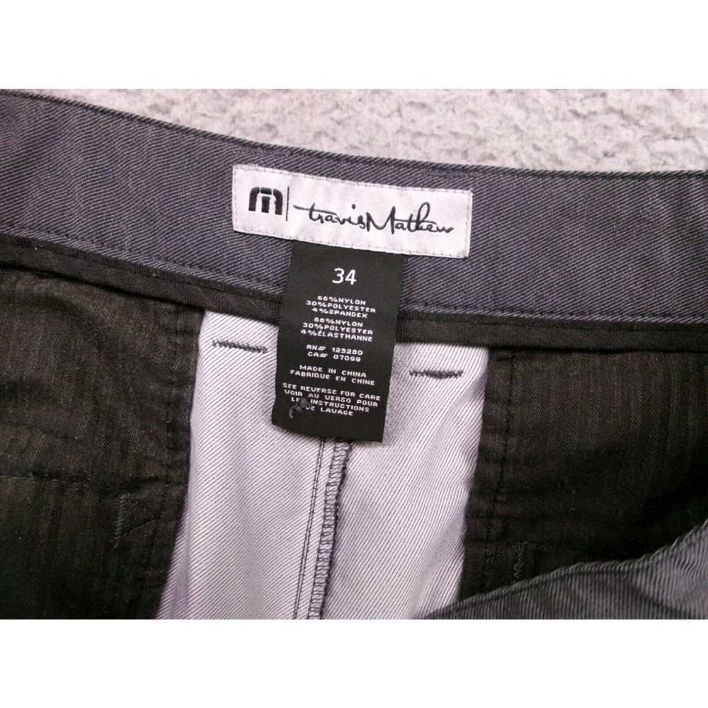 Vintage Travis Mathew Golf Shorts Mens 34 Gray St… - image 5