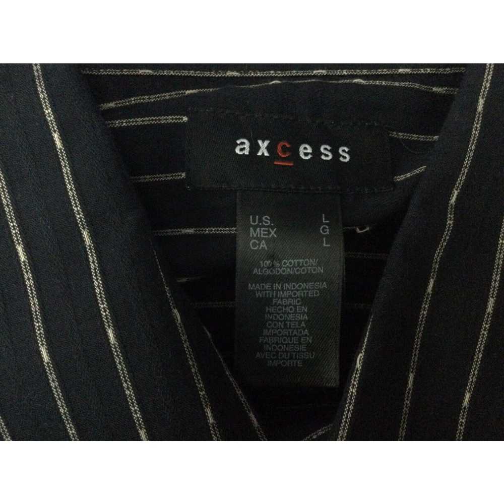 Vintage New AXCESS By Claiborne Mens Size L Black… - image 3