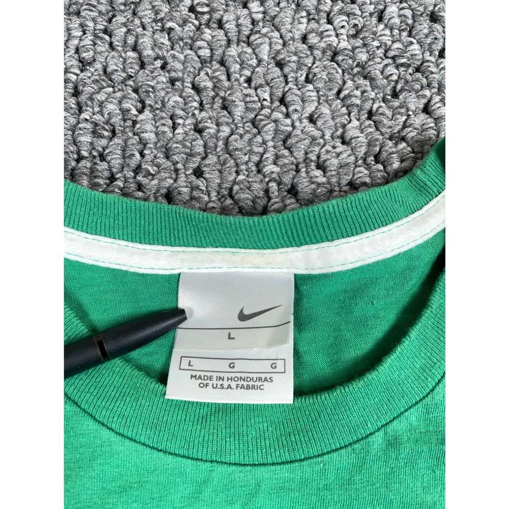 Nike VTG Nike Swoosh T-Shirt Adult Large Green US… - image 3